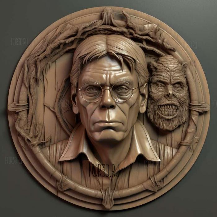 stephen king 1 stl model for CNC